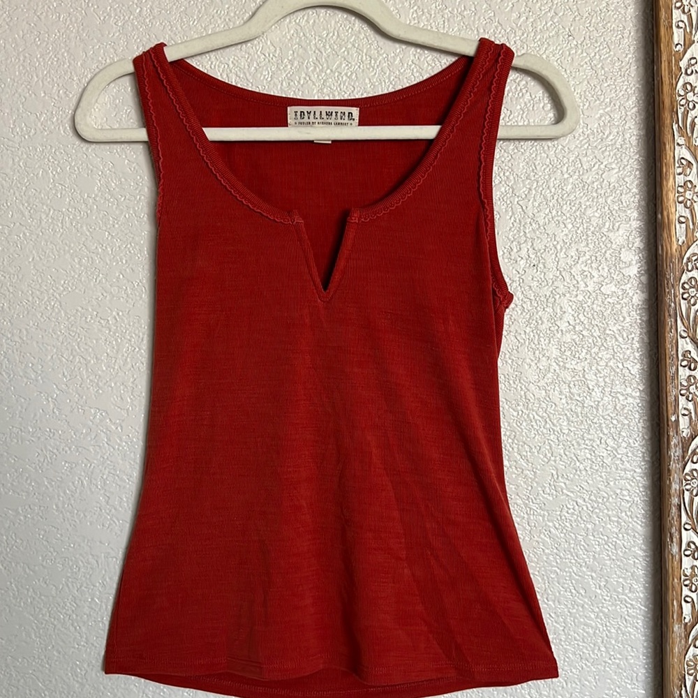Orange tank top